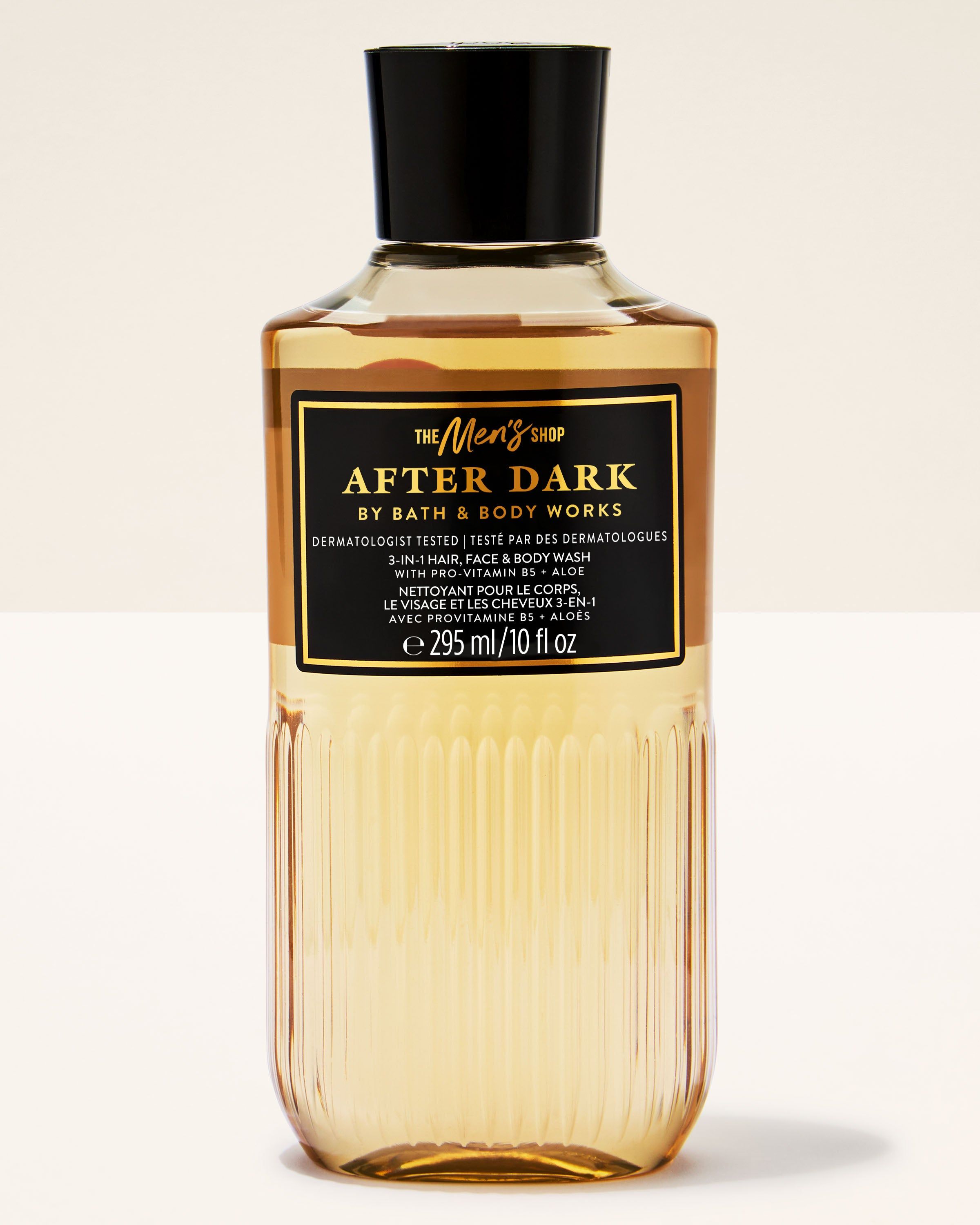 Żel 3‑w‑1 After Dark Bath & Body Works z kolekcji The Men’s Shop w butelce na białym tle.